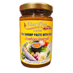 Kjøp Thai Shrimp Paste With Chili - MAE PIM, 240g på nett - Fodda.no Asiatiske nettbutikk