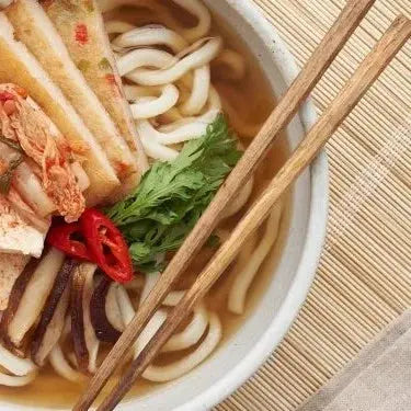 Kjøp Udon Japanese Style Noodle with Soup Kimchi Flavour (3 Servings) - A+ HoSan, 660g på nett - Fodda.no Asiatiske nettbutikk