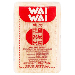 Kjøp WaiWai Oriental Style Instant Vermicelli Risnudler, 500g på nett - Fodda.no Asiatiske nettbutikk