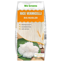 Kjøp We Greens Rice Vermicelli (เส้นขนมจีนเวียดนาม) 0,8mm, 375g på nett - Fodda.no Asiatiske nettbutikk