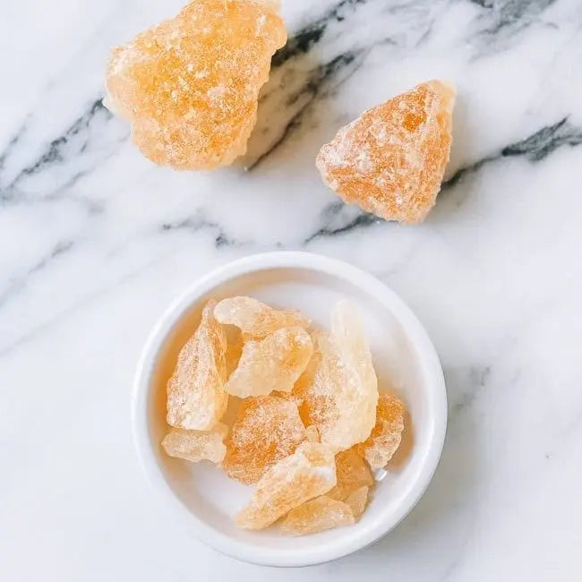 Kjøp Yellow Rock Sugar - Fung Shing, 454g på nett - Fodda.no Asiatiske nettbutikk