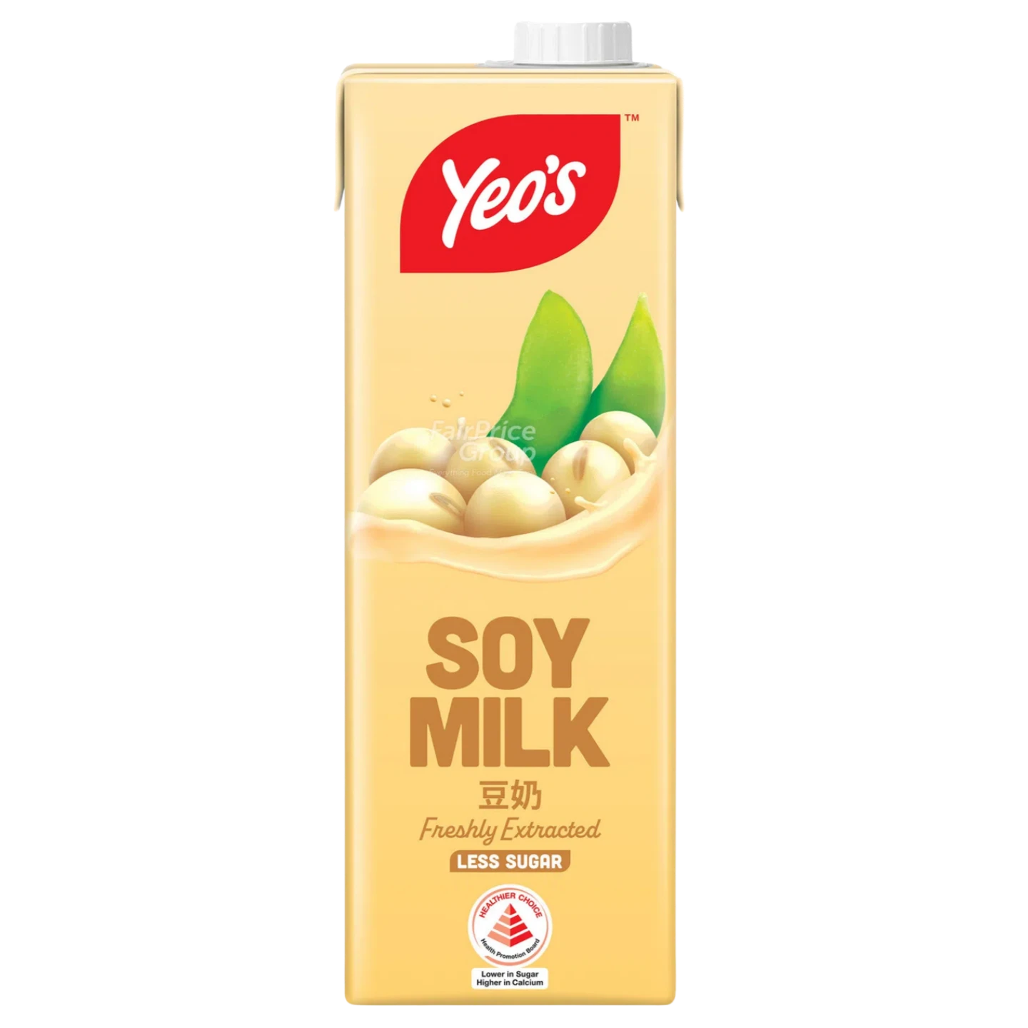 Kjøp Yeo's Soy Bean Milk Drink (Less Sugar), 1L på nett - Fodda.no Asiatiske nettbutikk