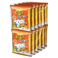 Kjøp YumYum Changnoi Corn Flavour Noodle Snack, 12x20g (240g) på nett - Fodda.no Asiatiske nettbutikk