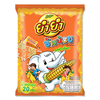 Kjøp YumYum Changnoi Corn Flavour Noodle Snack, 12x20g (240g) på nett - Fodda.no Asiatiske nettbutikk