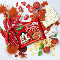 Kjøp Samyang Buldak Hot Chicken Ramen Tomato Pasta, 2x145g -  Fodda.no.