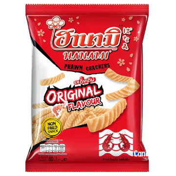 Kjøp Prawn Cracker Original Flavour - Hanami, 52g - Fodda.no Asiatisk Nettbutikk - Rask levering i hele Norge