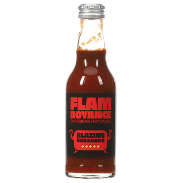 Kjøp Caribbean Hot Sauce Blazin Habanero - Flamboyance, 190ml - Fodda.no Asiatisk Nettbutikk - Rask levering i hele Norge