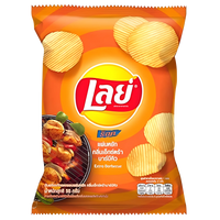 Kjøp Lay’s Rock Potato Chips Extra BBQ Flavor, 48g - Fodda.no Asiatisk Nettbutikk - Rask levering i hele Norge