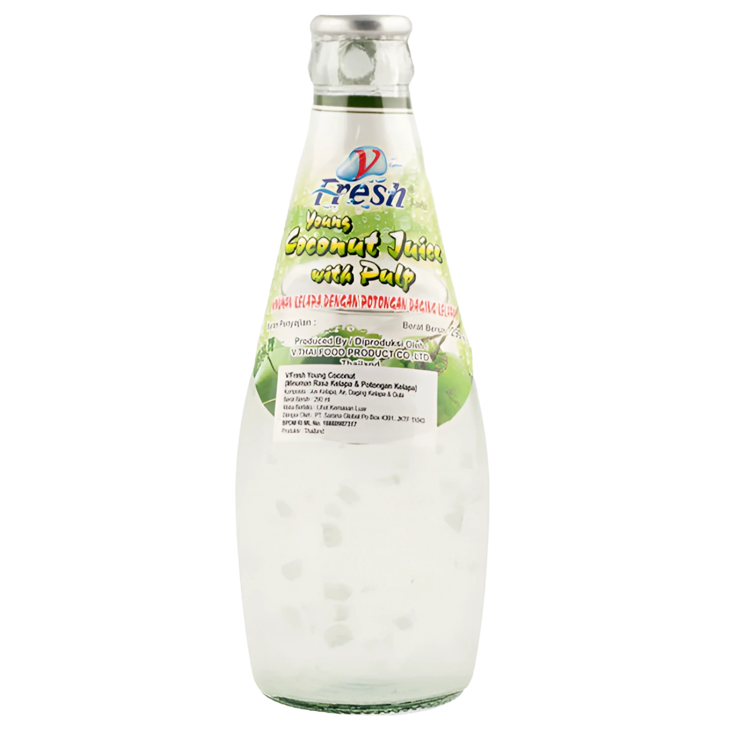 Kjøp Young Coconut Drink with Pulp - V-Fresh, 290ml - Fodda.no Asiatisk Nettbutikk - Rask levering i hele Norge