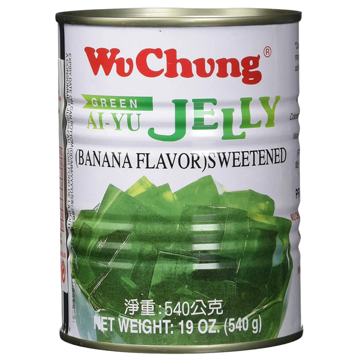 Kjøp WuChung Green Ai-Yu Jelly (Banana flavor) Sweetened, 540g på nett - Fodda.no Asiatisk Nettbutikk - Rask levering i hele Norge