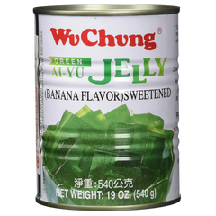 Kjøp WuChung Green Ai-Yu Jelly (Banana flavor) Sweetened, 540g på nett - Fodda.no Asiatisk Nettbutikk - Rask levering i hele Norge