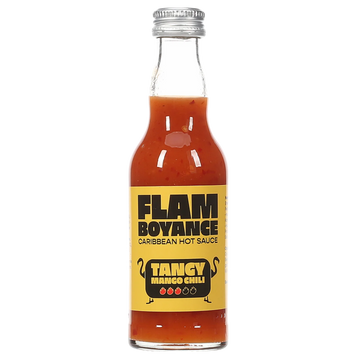 Kjøp Caribbean Hot Sauce Tangy Mango Chili - Flamboyance, 190ml - Fodda.no Asiatisk Nettbutikk - Rask levering i hele Norge