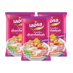 Kjøp Tom Yum Yentafo with Wide Rice Noodles - Lerros, 3x110g - Fodda.no Asiatisk Nettbutikk - Rask levering i hele Norge