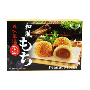 Kjøp Peanut Mochi - Royal Family, 210g på nett - Fodda.no Asiatisk Nettbutikk - Rask levering i hele Norge