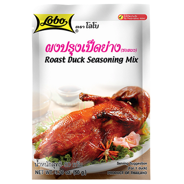 Kjøp Roasted Duck Seasoning Mix - Lobo, 50g - Fodda.no Asiatisk Nettbutikk - Rask levering i hele Norge