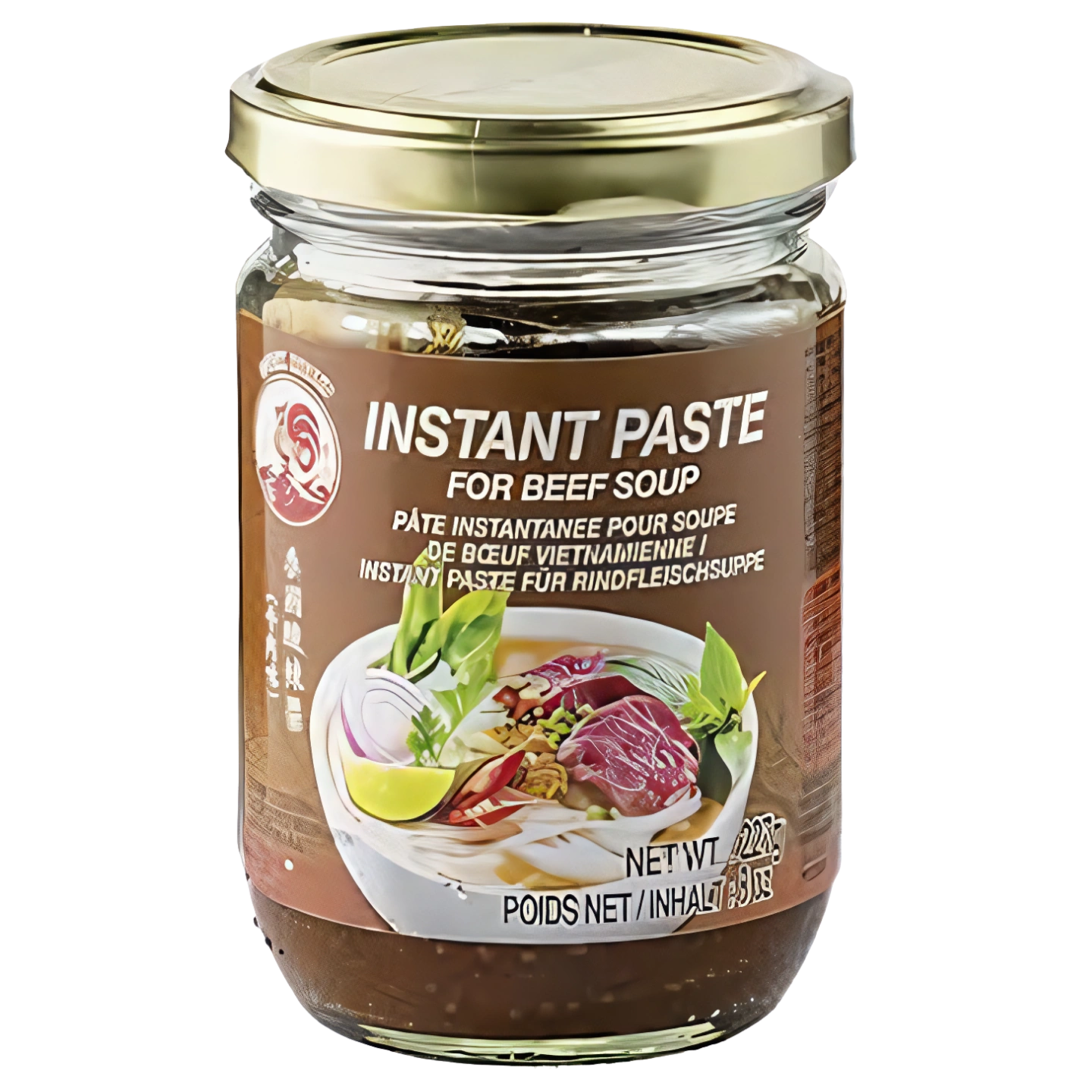 Kjøp Cock Brand Instant Paste for Beef Soup, 3x227g - Fodda.no Asiatisk Nettbutikk - Rask levering i hele Norge