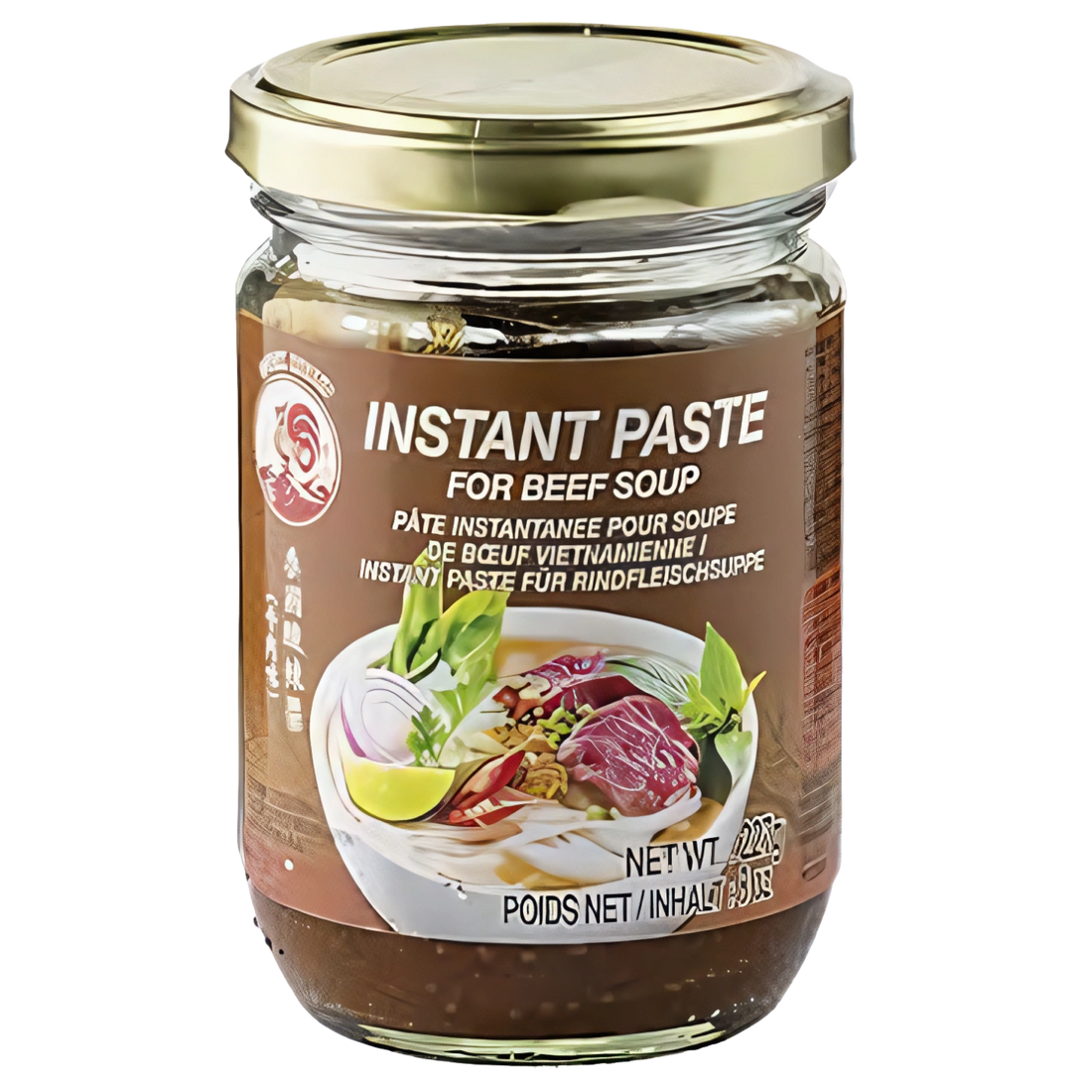 Kjøp Cock Brand Instant Paste for Beef Soup, 3x227g - Fodda.no Asiatisk Nettbutikk - Rask levering i hele Norge