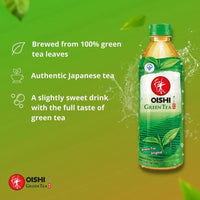 Kjøp Green Tea Drink - Oishi, 500ml - Fodda.no Asiatisk Nettbutikk - Rask levering i hele Norge