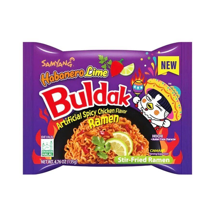 Kjøp Buldak Habanero Lime Hot Chicken Flavor Ramen Multipack - Samyang, 675 - Asiatiske nettbutikk 