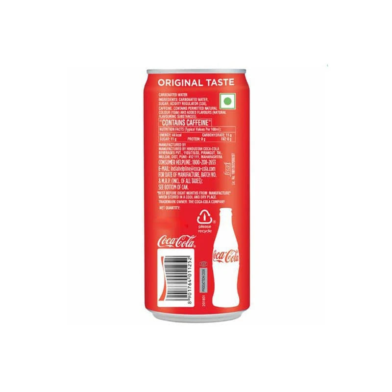 Kjøp Coca Cola Original Taste, 330ml - Fodda.no Asiatisk Nettbutikk - Rask levering i hele Norge