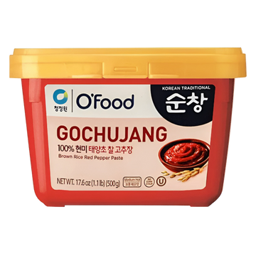 Kjøp Korean Gochujang Brown Rice Red Pepper Paste - O'Food, 500g (Copy) på nett - Fodda.no Asiatisk Nettbutikk - Rask levering i hele Norge